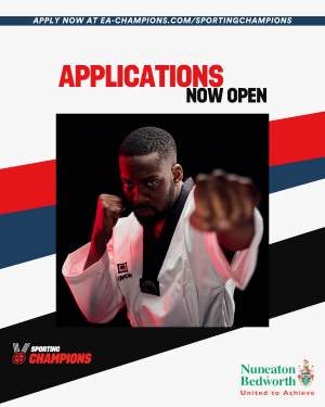 Poster encouraging applications