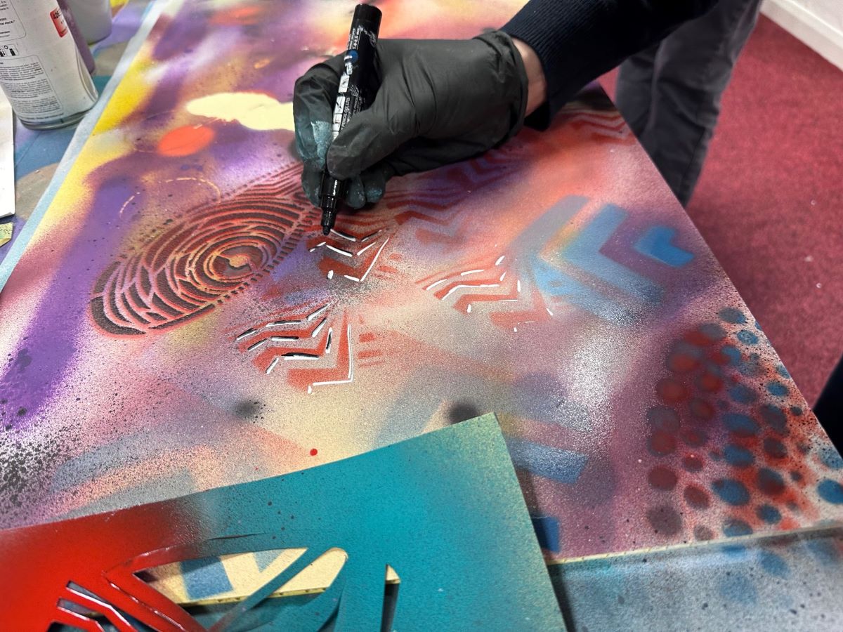 GRIT Art in the Streets preparation
