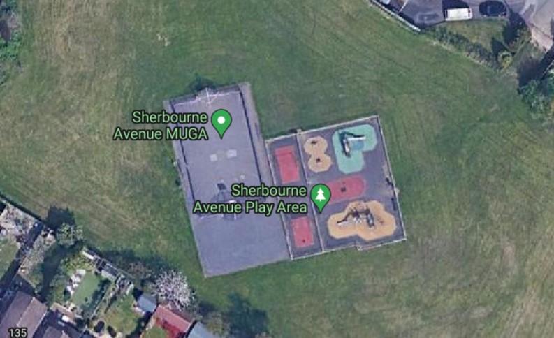 Satellite view of Sherbourne Avenue Recreation Ground