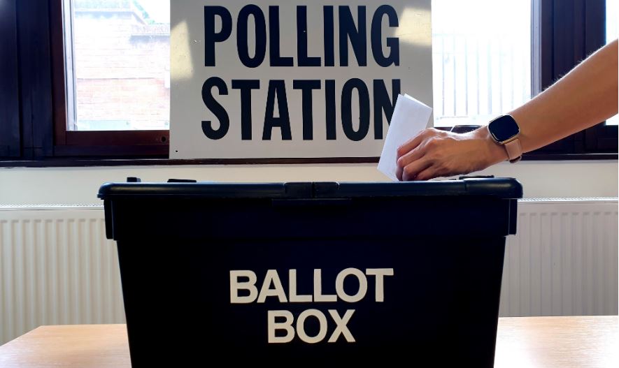 Person casting vote
