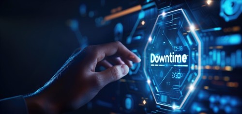 Poster advertising downtime